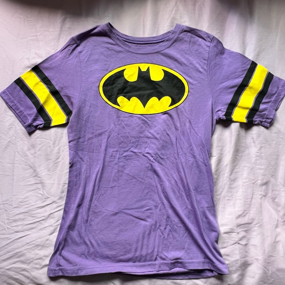 Purple Batman Logo T-Shirt